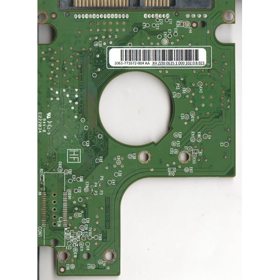 WD5000BEVT-75A0RT0, 2061-771672-004 AA, WD SATA 2.5 PCB