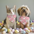 thumbnail image 2 of Dog Bandana 2 Pack,Pink Christmas Santa Pattern Bandanas for Dogs,Cat Bandana,Small/ Large Dog Bandana 2 Size,Dog Bandanas Girl Boy, 2 of 6