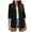 Black, variant on Womens Cardigan Open Front Summer Outwear Tops Thin Cover Ups Three Quarter Sleeve Sweater Casual Tops Lightweight Outwear Coats