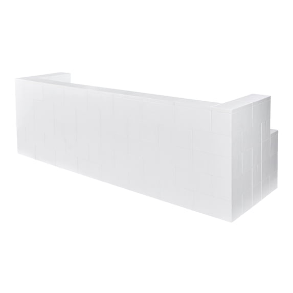 EverBlock 8’ Sofa Kit | Modular Seating Bench & Lounge | Giant Building Blocks | Easy to Connect & Reuse | Indoor & Outdoor Use | Build Displays & Structures | Gold