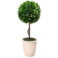 thumbnail image 4 of A&B Home Faux Boxwood Topiary - Single Sphere-Color:Green,Style:Botanical, 4 of 4