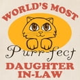 thumbnail image 2 of CafePress - One Purrfect Daughter In Law Tote Bag - Unisex Canvas Tote Bag, Beige, 1-Piece, 2 of 6
