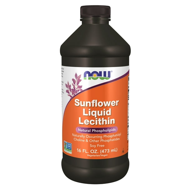 Now Supplements Sunflower Lecithin With Naturally Occurring Phosphatidyl Choline And Other Phosphatides Liquid 16 Ounce Walmart Com Walmart Com