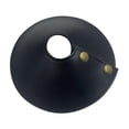 thumbnail image 2 of Modern Camping Leather Lampshade Replacement Fanshaped Light Cover Removable Black, 2 of 8