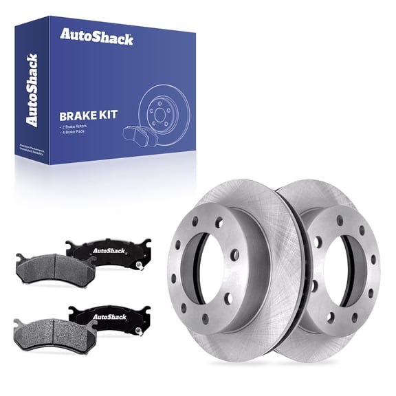 AutoShack Front Vented Brake Rotors   Ceramic Pads 6-PC Brake Kit Replacement for 2007 GMC Sierra 1500 Classic 2001-2006 GMC Sierra 1500 2001-2006 Chevrolet Silverado 1500 12.8" (325 mm)