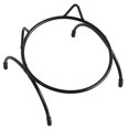 thumbnail image 1 of Support de Bol en Fer pour Animaux de Compagnie Design Oreilles de Chat Support de Bol pour Chatons, 1 of 4