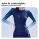 thumbnail image 3 of Abbraccia Traje de baño de mujer de manga larga, protector solar UPF50+, secado rápido, traje de buceo, 3 of 6
