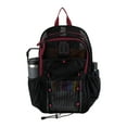 thumbnail image 4 of Eastsport Unisex Magna Pro Mesh 17" Backpack, Black/Tibetan Red, 4 of 8