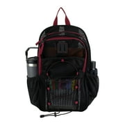 Eastsport Unisex Magna Pro Mesh 17 Backpack, Black/Tibetan Red