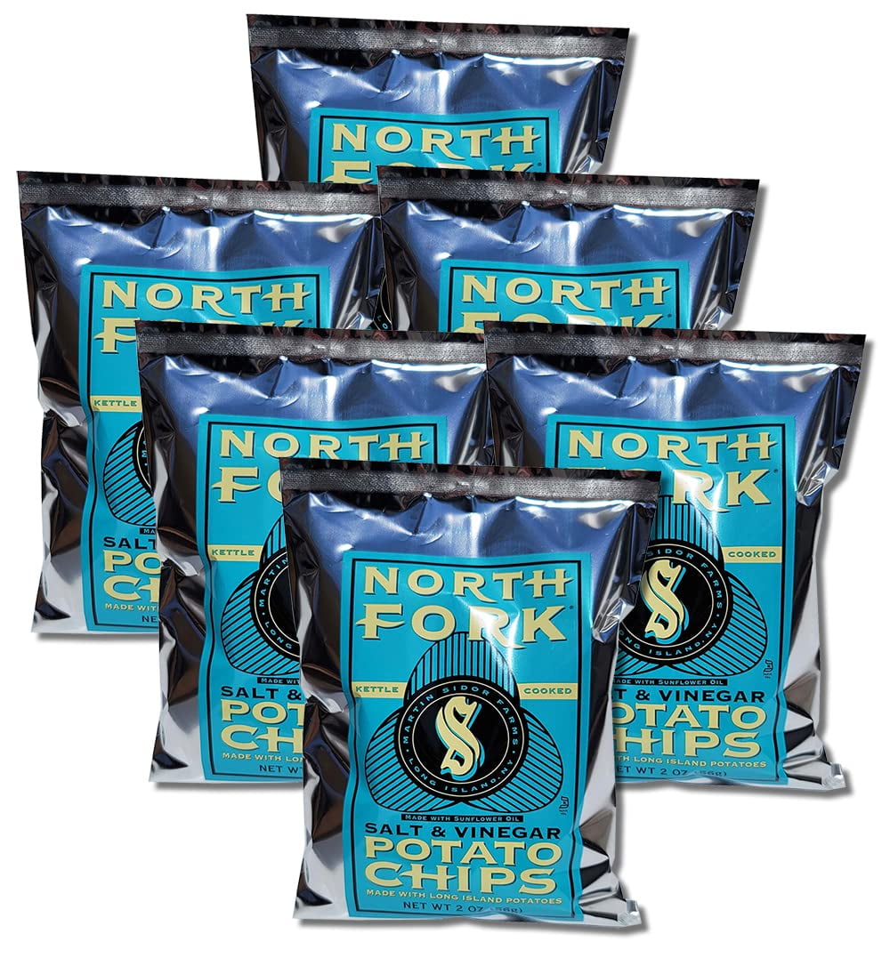 North Fork Potato Chips From Long Island, NY Salt & Vinegar 6 Oz