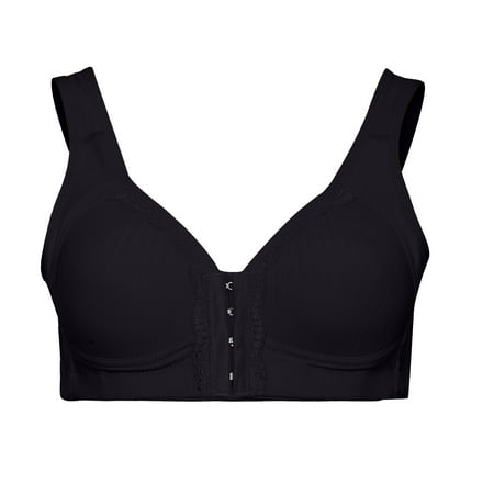 

Eashery Womens Bra Push Up Adjustable Straps Everyday Bra Women Bras Black L