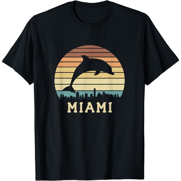 Miami Dolphin Tee Dolphin lovers Souvenir T-Shirt
