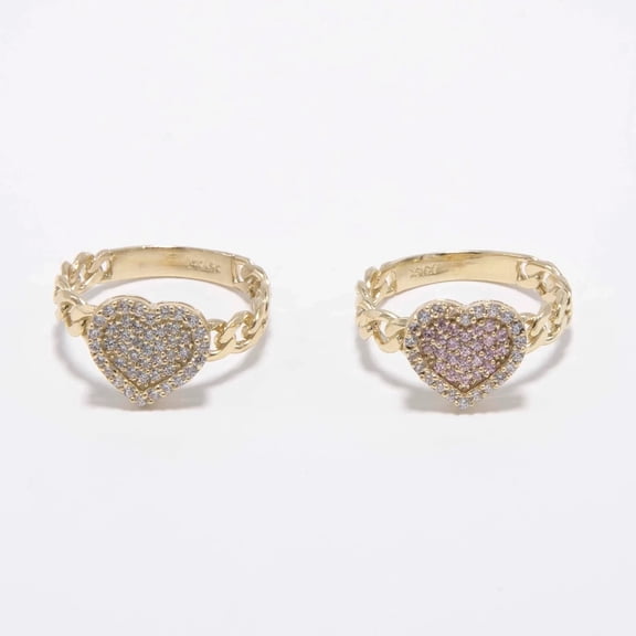1.20 Ct Round Cut Simulated Diamond Valentine Heart Ring 14k Yellow Gold Plated