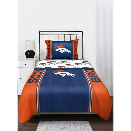 Nfl Denver Broncos Twin Sheet Set Nfl Denver Broncos Twin Sheet Set
