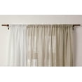 thumbnail image 4 of ZXNYH Linen Sheer Curtain – 52 x 96 Inch Light Natural Rod Pocket Window Panel – 100% Pure Natural Fabric Curtain for Summer – Handcrafted from European Flax, 4 of 4