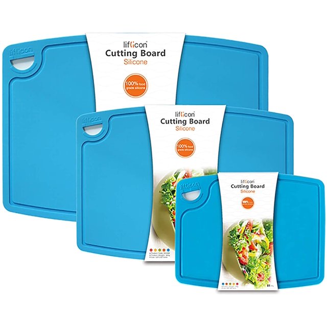 liflicon Cutting Board (L+Mid+Mini-Blue)