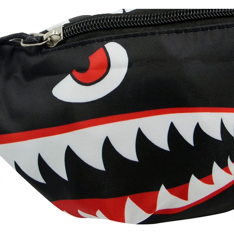 A Bathing Ape Color Camo Shark Backpack - Black/Red - Used