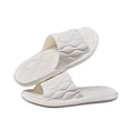 thumbnail image 5 of Womens Mens Home Slippers Summer Indoor Open Toe Non-Slip Slides Couple Family Bathroom Shower Sandals Shoes White 5.5-6, 5 of 5