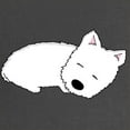 thumbnail image 2 of CafePress - Sleeping Westie Maternity Dark T Shirt - Maternity Dark T-Shirt, 2 of 3