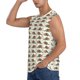 thumbnail image 3 of Balery Colorful Armadillos Camisetas sin mangas para hombre, absorbe la humedad y protege contra el mal olor.-Large, 3 of 7