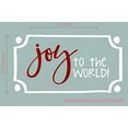 thumbnail image 2 of Joy to the World Christmas Winter Sticker Art Vinyl Wall Decals Sayings 2-color, White/Red, 2 of 4