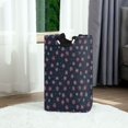 thumbnail image 6 of Yayeee Freestanding Laundry Hamper with Handle Collapsible Large Storage Basket for Clothes, Red Fireworks Pattern, 6 of 7