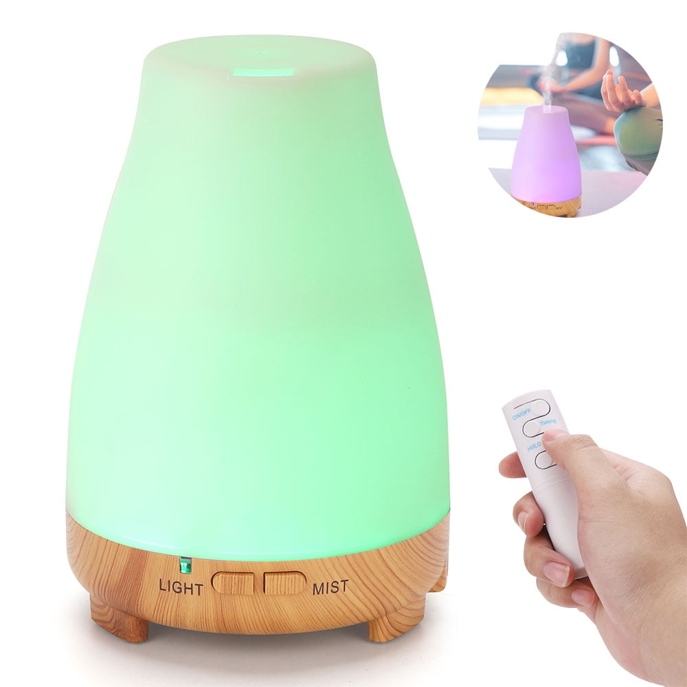 Zen Home Office Color-Changing LED Light Aroma Diffuser Mist Mood Fountain 