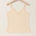 thumbnail image 4 of BUIGTTKLOP Womens Cotton Camisoles Lace V Neck Tank Top Spaghetti Strap Slim Fitted Cami Tops Going out Cute Shirts, 4 of 6