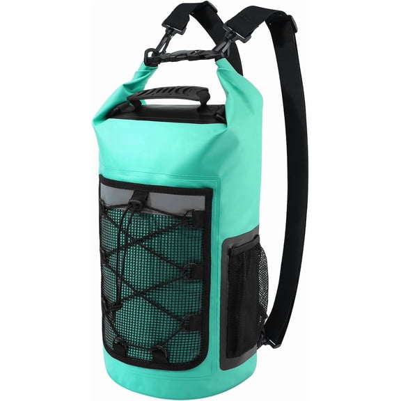 Dry Bag, 25L Waterproof Backpack, Dry Bags Kayak for Women Men, Roll Top Outdoor Travel Bag for Boating, Kayaking, Fishing, Hiking, Rafting