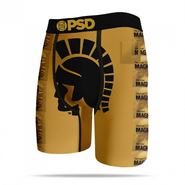 Trojan Man Condom Symbol Men's PSD Boxer Briefs-XLarge (40-42) 