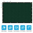 thumbnail image 5 of Jane Stone Fence Privacy Screen 6’X 25' Fence Commercial Shade Cover with Brass Grommets Heavy Duty Perfect for Outdoor Back Yard-Dark Green, 5 of 6