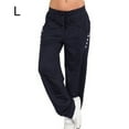 thumbnail image 1 of tredstone Pantalons Amples pour Femmes, Pantalons de Sport Multicolores, Bleu Foncé L, 1 of 6