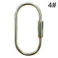 thumbnail image 2 of Brass Screw Lock Clip Practical Simple Style Car Keychain Brass Lock Keychain, 2 of 10
