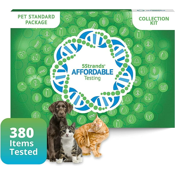 5Strands Pet Standard Package - at Home Collection Kit for Dog & Cat - Test for 380 Allergy Sensitivities - Hair Analysis 5Strands Pet Standard Package - at Home Collection Kit for Dog & Cat - Test for 380 Allergy Sensitivities - Hair Analysis