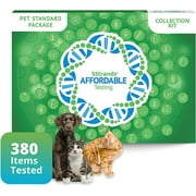 5Strands Pet Standard Package - at Home Collection Kit for Dog & Cat - Test for 380 Allergy Sensitivities - Hair Analysis