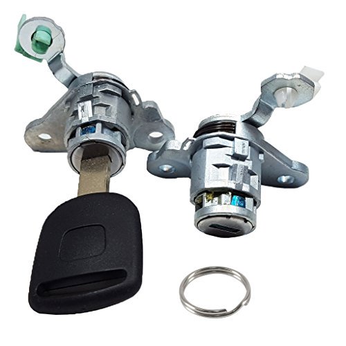 RI-KEY SECURITY - Nouveau Cylindre de Serrure de Porte pour Honda Compatible avec Portes de Conducteur et Passager 2008