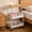 White, variant on Rolling Side Table with Storage Shelf, End Table Small Nightstand Magazine Rack for Coffee, Snacks, Home Office, Living Room, Black and White