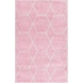 thumbnail image 3 of Contemporary Rosilan Collection Area Rug 7' Round - Light Pink, 3 of 5