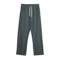 thumbnail image 6 of Men's Fashion Casual Wide Leg Sports Pants Lightweight Comfortable Everyday Wear Trousers, 6 of 6