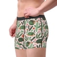 thumbnail image 2 of Pofeuu Armadillo Print Men’s Boxer Briefs, Moisture-Wicking Underwear, Regular,Trunk-Large, 2 of 5