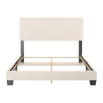 thumbnail image 3 of CorLiving Celeste Off-White Boucle Fabric Upholstered Adult Bed with Headboard, Box Spring Required, 3 of 8