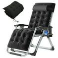 thumbnail image 4 of MOPHOTO 2 Pack Zero Gravity Chair with Headrest & Tray, Outdoor Lawn Folding Lounge Chairs,Zero Gravity Lounge Chair,Padded Zero Gravity Chair, 4 of 11