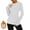 #（New）White, variant on PFRNLF Thermal Shirts for Women Winter Cold Base Layer Underwear Soft Fleece Lined Long Sleeve Tops