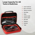 thumbnail image 5 of Waterproof First Aid Kit, Compact EVA First Aid Case Designed for Family Emergency Care, Travel, Outdoor, Home, Office, Camping, Hiking, Car, 5 of 9