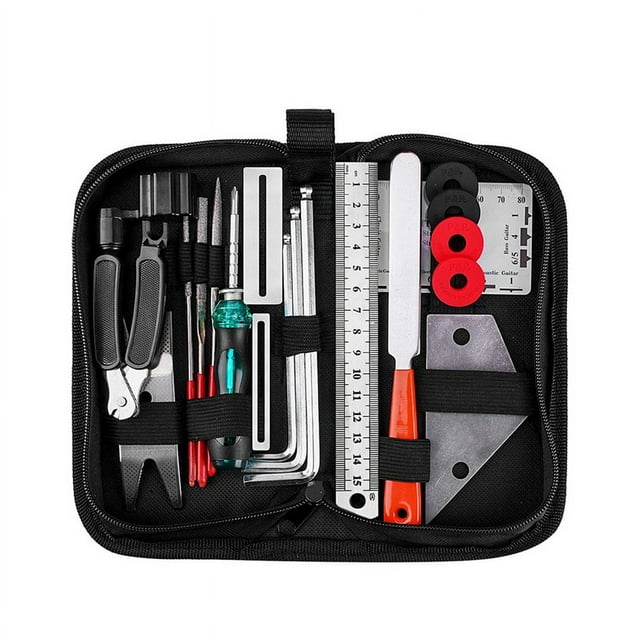 LOVEVER 20-Piece Set Guitar Cleaning and Maintenance String Changing Tool Tuning Wrench Kit