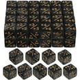 thumbnail image 1 of SHISUYAN 48pcs Counter Dice Set Dice Counters Acrylic Token Dices Card Gaming Accessories, 1 of 8