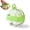 Green, variant on Ice Cube Maker Bottle, 2-in-1 Ice Cube Tray Bottle with Straw & Easy Press Ice Tray, Leak-proof Vertical Ice Maker for Freezer, Portable for Travel, Gym, Home Use (Green)