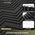 thumbnail image 6 of Wehilion Boho Shower Curtain, Woven Fabric Shower Curtain,Tufted Chevron Striped Modern Chic Textured Minimalist Bathroom Shower Curtain, 6 of 14