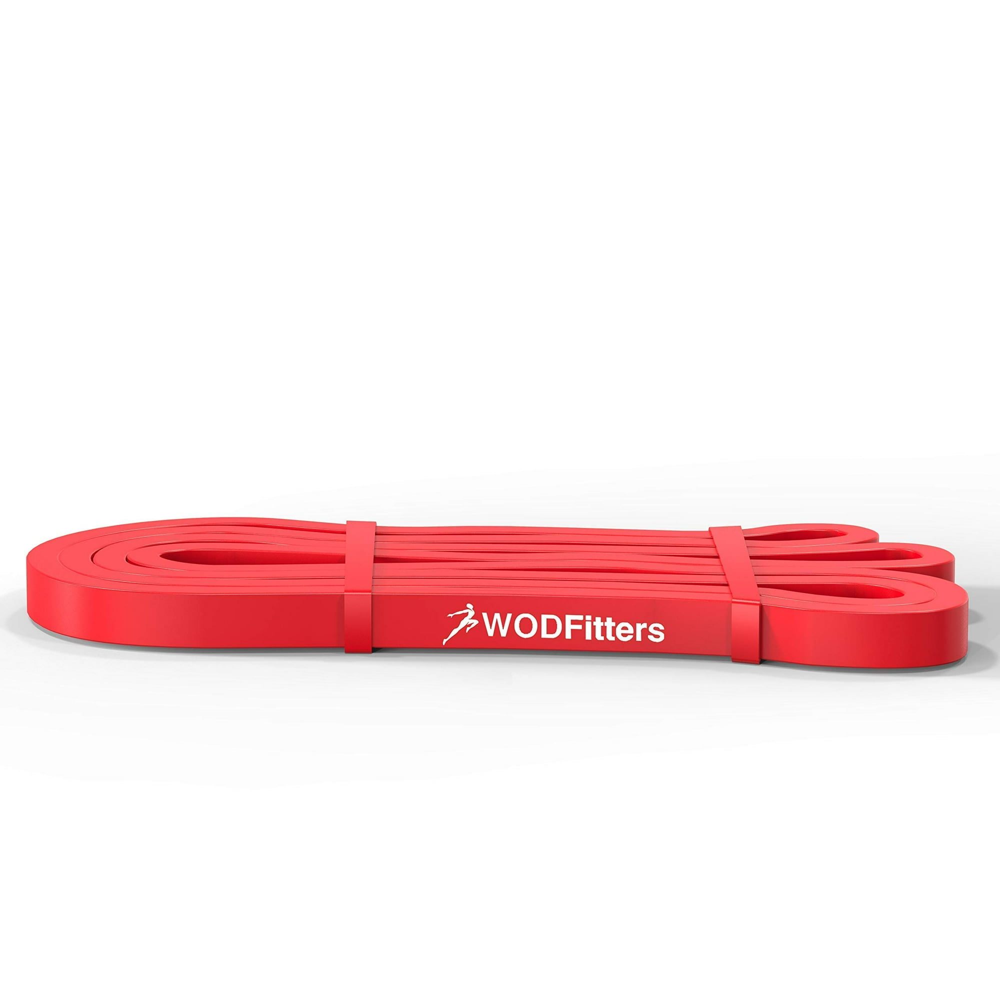 Wodfitters Stretch Resistance Pull Up Assist Band With Eguide 1 Red 10 To 35 Pounds 1 2 4.5Mm Walmart