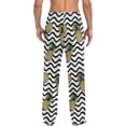 thumbnail image 2 of Top-kevin Turkey Pumpkins Thanksgiving Day Pajama Pants Mens Lounge Pants Straight-Fit Men Pajama Bottoms with Drawstring & Pockets, 2 of 13